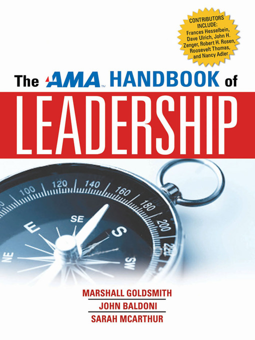 Title details for The AMA Handbook of Leadership by Marshall Goldsmith - Available